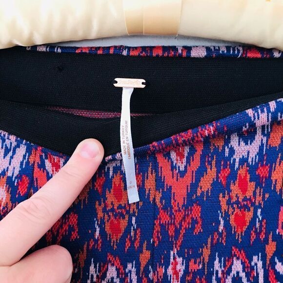 Free people | retro bootcut knit multi-color pants - Picture 2 of 7